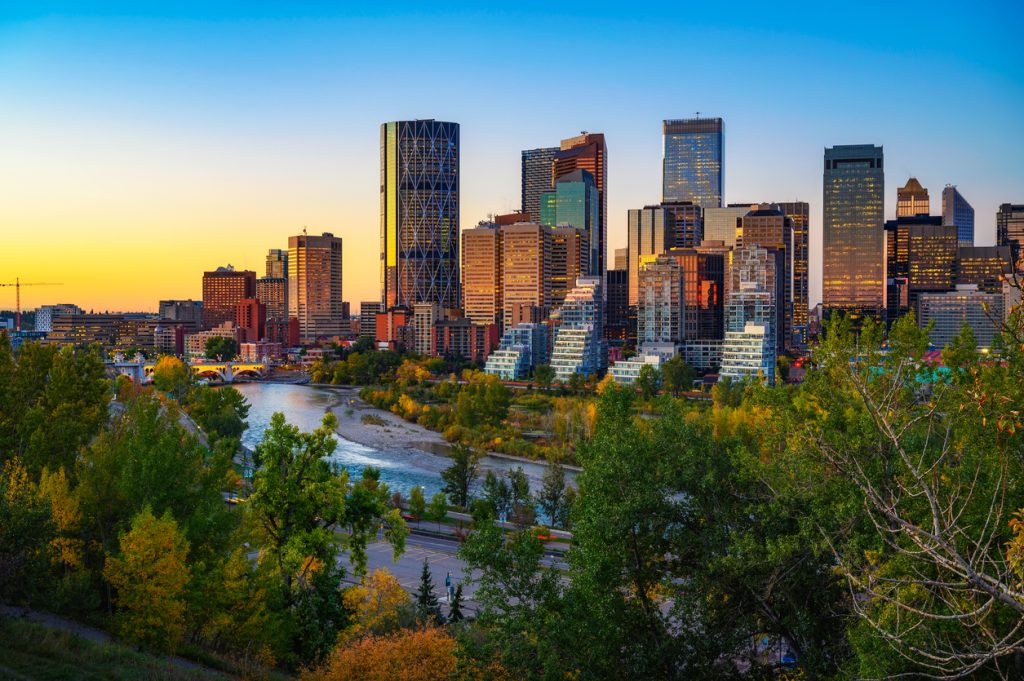calgary canada downtown area