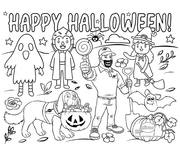 Clintar’s First Annual Halloween Colouring Contest!