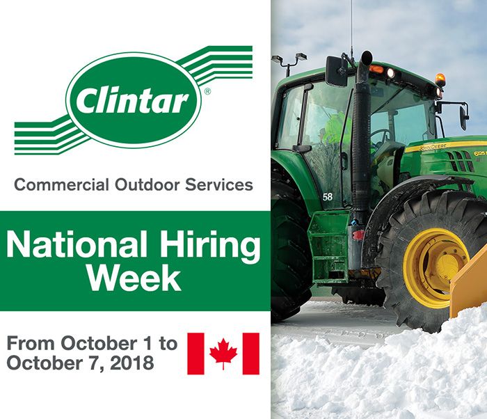 Clintar National Hiring Week October 2018